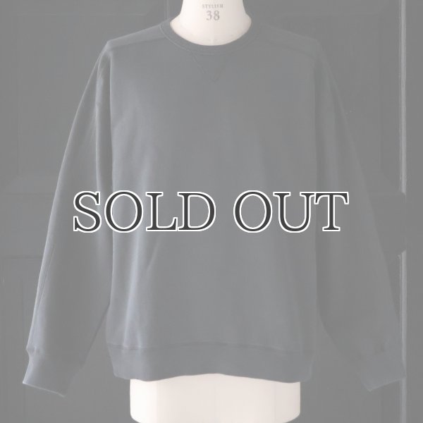 画像8: ピグメントヘビー裏起毛(14オンス)ミリタリースリーブ ガゼットクルーネック / Audience (8)