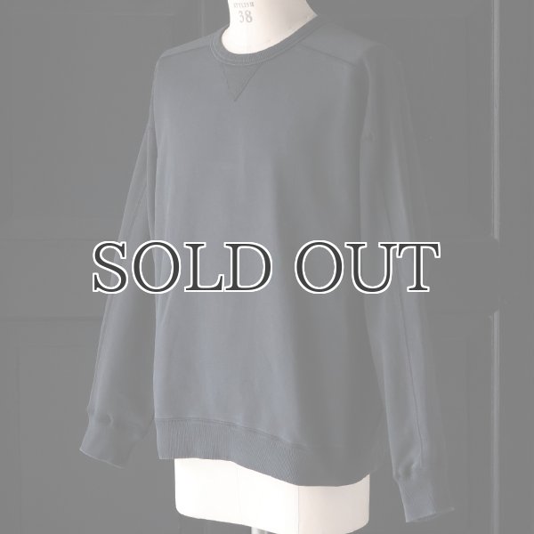 画像9: ピグメントヘビー裏起毛(14オンス)ミリタリースリーブ ガゼットクルーネック / Audience (9)