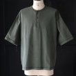 画像4: ピグメント 米綿 (USAコットン) 16/-天竺 ( 8.45オンス) 3ボタン ヘンリーネック Tシャツ / Audience (4)
