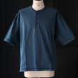 画像6: ピグメント 米綿 (USAコットン) 16/-天竺 ( 8.45オンス) 3ボタン ヘンリーネック Tシャツ / Audience (6)