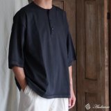 画像: ピグメント 米綿 (USAコットン) 16/-天竺 ( 8.45オンス) 3ボタン ヘンリーネック Tシャツ / Audience