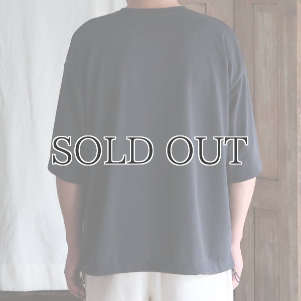 画像9: POLARTEC®(ポーラテック) POWER DRY® (パワードライ) 鹿の子 クルーネック ドローコード バルーン Tシャツ【MADE IN JAPAN】『日本製』/ Upscape Audience (9)