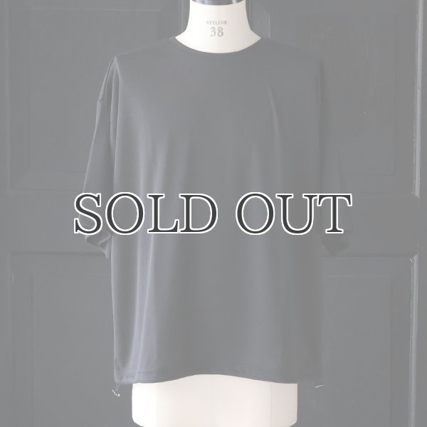 画像2: POLARTEC®(ポーラテック) POWER DRY® (パワードライ) 鹿の子 クルーネック ドローコード バルーン Tシャツ【MADE IN JAPAN】『日本製』/ Upscape Audience (2)