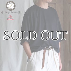 画像: POLARTEC®(ポーラテック) POWER DRY® (パワードライ) 鹿の子 クルーネック ドローコード バルーン Tシャツ【MADE IN JAPAN】『日本製』/ Upscape Audience