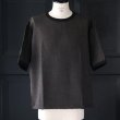 画像2: Naturemier™️（ナチュレミア）TECH リネンライク メランジツイル ドローコード バルーン ハーフスリーブ リンガー POシャツ【MADE IN JAPAN】『日本製』/ Upscape Audience (2)