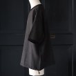 画像3: Naturemier™️（ナチュレミア）TECH リネンライク メランジツイル ドローコード バルーン ハーフスリーブ リンガー POシャツ【MADE IN JAPAN】『日本製』/ Upscape Audience (3)