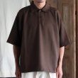 画像3: Naturemier TM (ナチュレミア) TECH リネンライク トロワッシャー ドローコード バルーン ハーフスリーブ ポロシャツ【MADE IN JAPAN】『日本製』/ Upscape Audience (3)