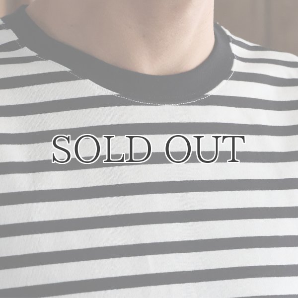 画像8: VORTEX 8オンス（MVS天竺) ボーダー クルーネック ハーフスリーブ クロップドTEE【MADE IN JAPAN】『日本製』/ Upscape Audience (8)