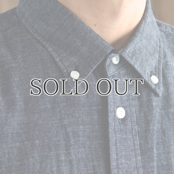 画像6: 「備中備後」 6オンス セルヴィッチ 白耳デニム 釦ダウン ボクシーAライン 長袖シャツ【MADE IN JAPAN】『日本製』【送料無料】/ Upscape Audience (6)