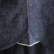 画像8: 「備中備後」 6オンス セルヴィッチ 白耳デニム 釦ダウン ボクシーAライン 長袖シャツ【MADE IN JAPAN】『日本製』【送料無料】/ Upscape Audience (8)