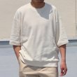 画像4: 「泉州」ハニカムサマーニット（7.45オンス）ガゼットクルーネック ハーフスリーブ スウェットライクTシャツ【MADE IN JAPAN】『日本製』 / Upscape Audience (4)