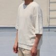 画像5: 「泉州」ハニカムサマーニット（7.45オンス）ガゼットクルーネック ハーフスリーブ スウェットライクTシャツ【MADE IN JAPAN】『日本製』 / Upscape Audience (5)
