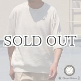 画像: 「泉州」ハニカムサマーニット（7.45オンス）ガゼットクルーネック ハーフスリーブ スウェットライクTシャツ【MADE IN JAPAN】『日本製』 / Upscape Audience