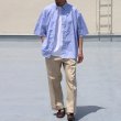 画像8: 吸水速乾・接触冷感・UVカット「多機能TECH 」 コットンライク ストライプ ボタンダウン ボクシーAライン ハーフスリーブシャツ【MADE IN JAPAN】『日本製』/ Upscape Audience (8)