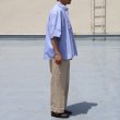 画像9: 吸水速乾・接触冷感・UVカット「多機能TECH 」 コットンライク ストライプ ボタンダウン ボクシーAライン ハーフスリーブシャツ【MADE IN JAPAN】『日本製』/ Upscape Audience (9)