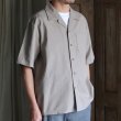 画像2: 「和歌山」綿麻ビンテージソフトキャンバス オープンカラー ハーフスリーブシャツ【MADE IN JAPAN】『日本製』/ Upscape Audience (2)
