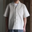 画像6: 「和歌山」綿麻ビンテージソフトキャンバス オープンカラー ハーフスリーブシャツ【MADE IN JAPAN】『日本製』/ Upscape Audience (6)