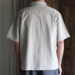 画像7: 「和歌山」綿麻ビンテージソフトキャンバス オープンカラー ハーフスリーブシャツ【MADE IN JAPAN】『日本製』/ Upscape Audience (7)