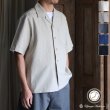 画像1: 「和歌山」綿麻ビンテージソフトキャンバス オープンカラー ハーフスリーブシャツ【MADE IN JAPAN】『日本製』/ Upscape Audience (1)
