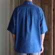 画像11: 「備後」 8オンス ムラデニム ヴィンテージWASH ボタンダウン ボクシーAライン 半袖シャツ【MADE IN JAPAN】『日本製』/ Upscape Audience (11)