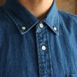 画像13: 「備後」 8オンス ムラデニム ヴィンテージWASH ボタンダウン ボクシーAライン 半袖シャツ【MADE IN JAPAN】『日本製』/ Upscape Audience (13)