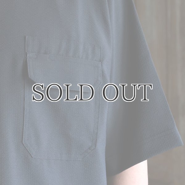 画像10: TECH サッカー ストライプ   コマンドセーターライクポケット バルーン 布帛Tシャツ【MADE IN JAPAN】『日本製』/ Upscape Audience (10)