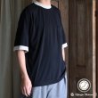 画像1: 「和歌山」吸水速乾・UVカット「多機能TECH」コットンライク VORTEX® 8オンス(MVSニット) クルーネック リンガー  ニットソー【MADE IN JAPAN】『日本製』/ Upscape Audience (1)