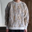 画像11: 「尾州」マルチカラー ストライプ 幾何柄コットンキルト ミリタリースリーブ フィンガーホール付き クルーネック【MADE IN JAPAN】『日本製』 / Upscape Audience (11)