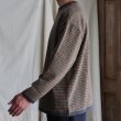 画像4: 「尾州」JAZZネップ マルチカラー ジャガード クルーネック ニットソー 【MADE IN JAPAN】『日本製』/ Upscape Audience (4)