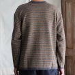 画像5: 「尾州」JAZZネップ マルチカラー ジャガード クルーネック ニットソー 【MADE IN JAPAN】『日本製』/ Upscape Audience (5)