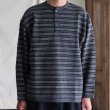 画像3: 「尾州」JAZZネップ マルチカラー ジャガード ヘンリーネック ニットソー 【MADE IN JAPAN】『日本製』/ Upscape Audience (3)