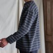 画像4: 「尾州」JAZZネップ マルチカラー ジャガード ヘンリーネック ニットソー 【MADE IN JAPAN】『日本製』/ Upscape Audience (4)