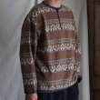 画像7: 「尾州」JAZZネップ マルチカラー ジャガード ヘンリーネック ニットソー 【MADE IN JAPAN】『日本製』/ Upscape Audience (7)