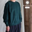 画像1: OPTIMA THERMO® (オプティマサーモ) （11オンス）ウール ダブルフェイス ブリスタージャガード ミリタリースリーブ クルーネック ニットソー【MADE IN JAPAN】『日本製』 / Upscape Audience (1)