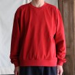 画像3: VORTEX® 8オンス (MVS天竺) スウェットライク Vガゼット バルーン 長袖 Tシャツ【MADE IN JAPAN】『日本製』/ Upscape Audience (3)