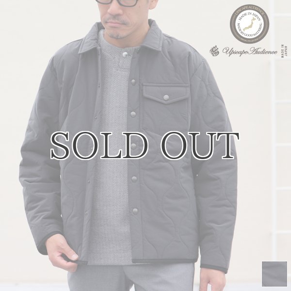 画像1: 【RE PRICE / 価格改定】【耐水撥水コットンタッチナイロン】Teflon（テフロン）ウェーブキルト CPOスナップジャケット【MADE IN JAPAN】『日本製』 / Upscape Audience (1)