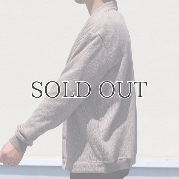 画像4: 【ボンバーヒート】爆暖Tweed裏起毛 モックVネック カーディガン【MADE IN JAPAN】『日本製』 / Upscape Audience (4)