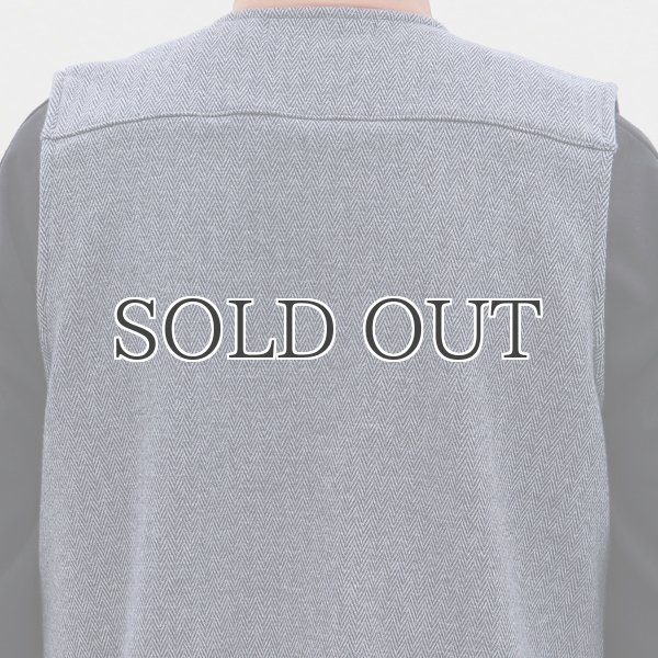 画像8: 【ボンバーヒート】爆暖Tweed裏起毛 Vネック6釦ベスト【MADE IN JAPAN】『日本製』 / Upscape Audience (8)