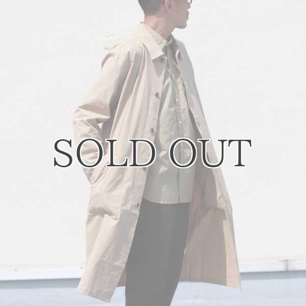 画像15: 馬布ヴィンテージフィニッシュ ルーズFIT ステンカラーコート【MADE IN JAPAN】『日本製』【送料無料】 / Upscape Audience (15)