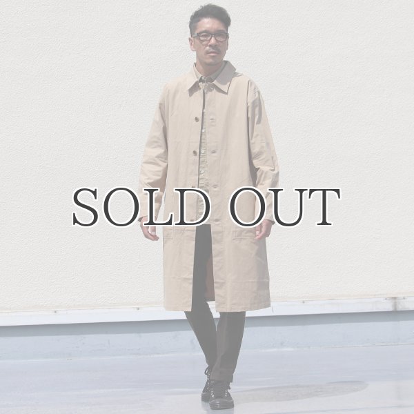 画像18: 馬布ヴィンテージフィニッシュ ルーズFIT ステンカラーコート【MADE IN JAPAN】『日本製』【送料無料】 / Upscape Audience (18)