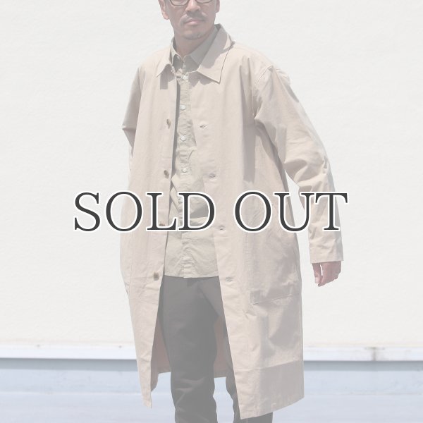 画像7: 馬布ヴィンテージフィニッシュ ルーズFIT ステンカラーコート【MADE IN JAPAN】『日本製』【送料無料】 / Upscape Audience (7)