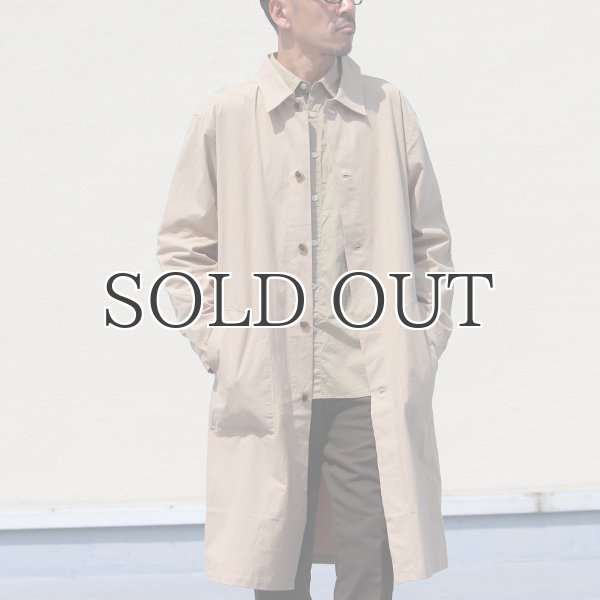 画像8: 馬布ヴィンテージフィニッシュ ルーズFIT ステンカラーコート【MADE IN JAPAN】『日本製』【送料無料】 / Upscape Audience (8)