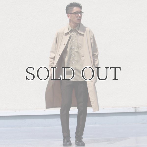 画像12: 馬布ヴィンテージフィニッシュ ルーズFIT ステンカラーコート【MADE IN JAPAN】『日本製』【送料無料】 / Upscape Audience (12)