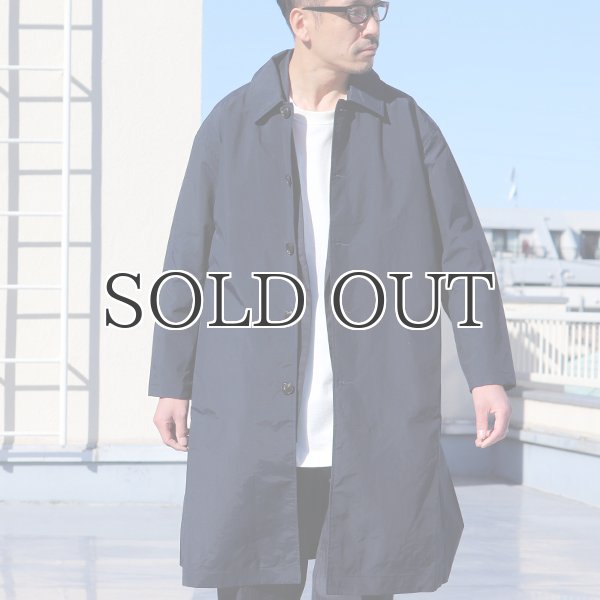 画像11: MACLOWLY(マックローリー)撥水ナイロンタフタ ステンカラーコート【MADE IN JAPAN】『日本製』【送料無料】 / Upscape Audience (11)