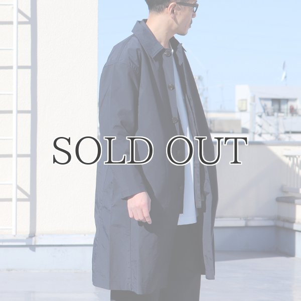 画像12: MACLOWLY(マックローリー)撥水ナイロンタフタ ステンカラーコート【MADE IN JAPAN】『日本製』【送料無料】 / Upscape Audience (12)