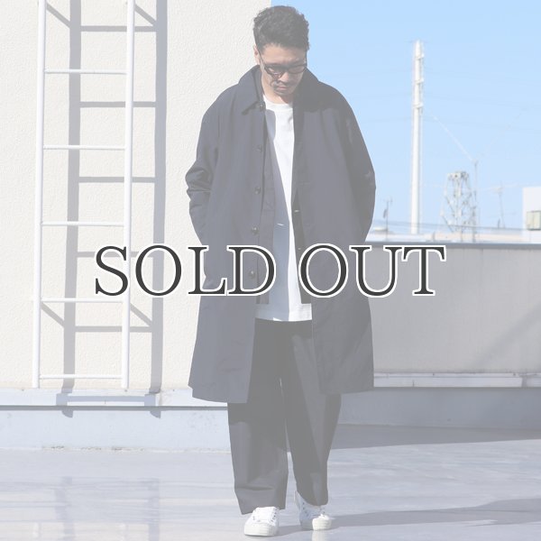 画像13: MACLOWLY(マックローリー)撥水ナイロンタフタ ステンカラーコート【MADE IN JAPAN】『日本製』【送料無料】 / Upscape Audience (13)