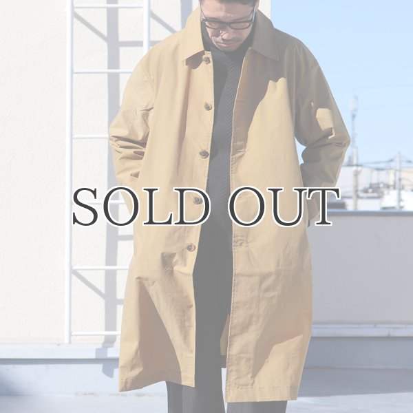 画像15: MACLOWLY(マックローリー)撥水ナイロンタフタ ステンカラーコート【MADE IN JAPAN】『日本製』【送料無料】 / Upscape Audience (15)