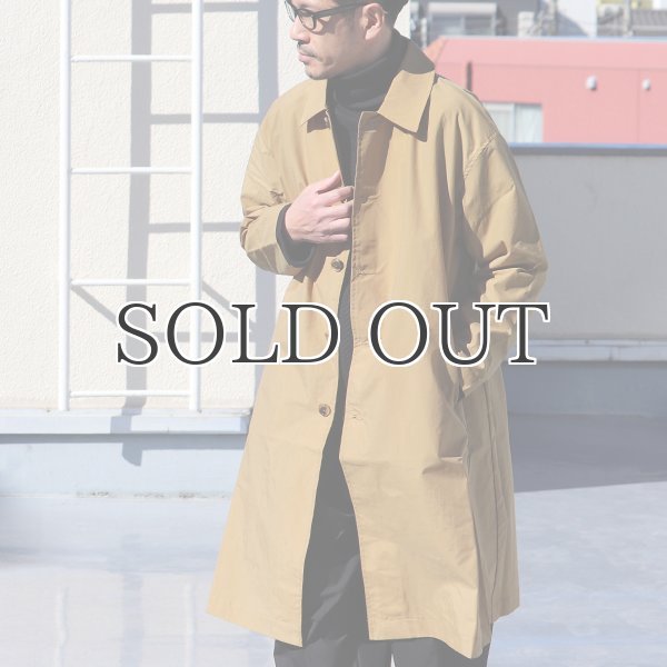 画像16: MACLOWLY(マックローリー)撥水ナイロンタフタ ステンカラーコート【MADE IN JAPAN】『日本製』【送料無料】 / Upscape Audience (16)