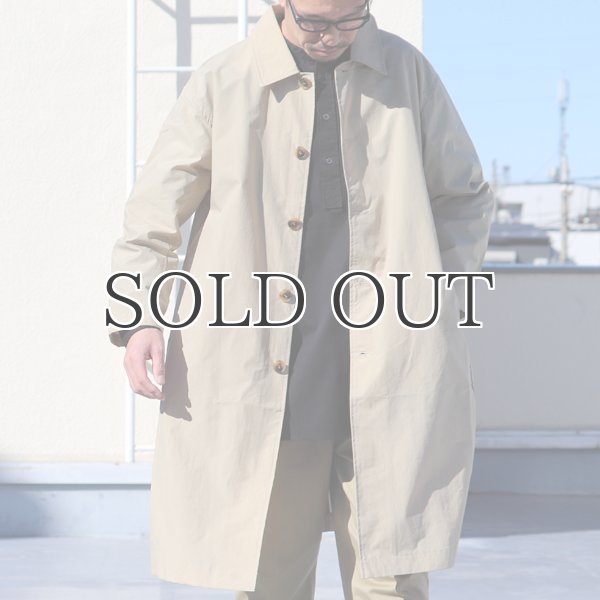 画像6: MACLOWLY(マックローリー)撥水ナイロンタフタ ステンカラーコート【MADE IN JAPAN】『日本製』【送料無料】 / Upscape Audience (6)