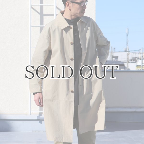 画像7: MACLOWLY(マックローリー)撥水ナイロンタフタ ステンカラーコート【MADE IN JAPAN】『日本製』【送料無料】 / Upscape Audience (7)